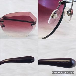 chanel pink glasses